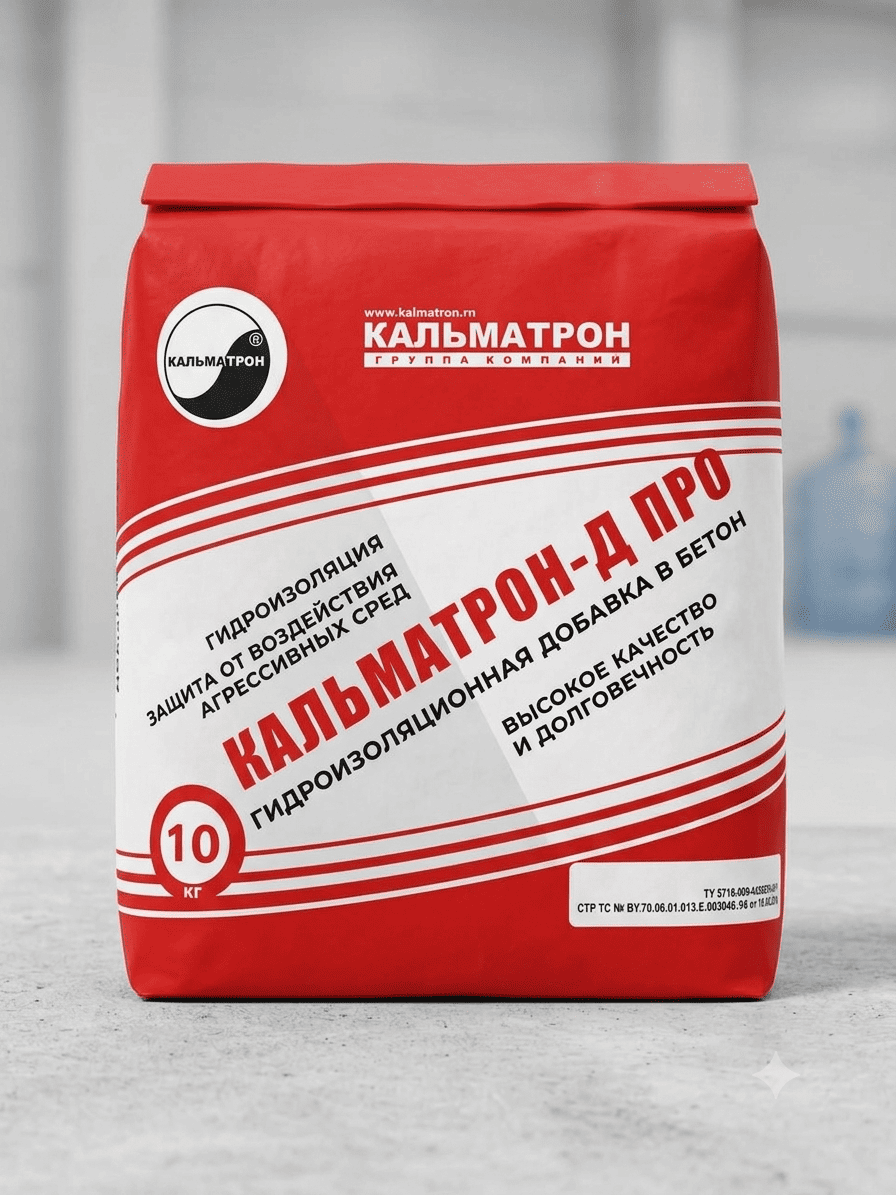 Kalmatron-D Pro beton əlavəsi kisə görünüşü